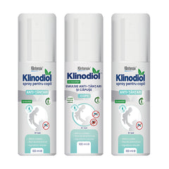 Pachet Klinodiol, emulsie anti-tânțari și căpuse și spray anti-țânțari pentru copii