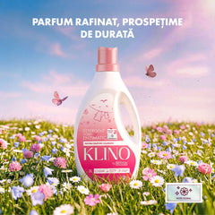 KLINO Detergent rufe, lichid enzimatic pentru țesături colorate