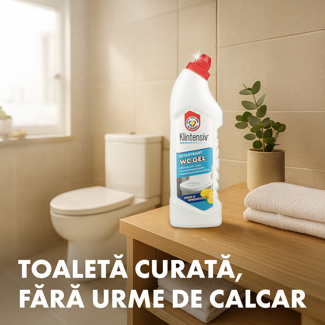 Gel Detartrant WC Suprafețe Ceramice Klintensiv®