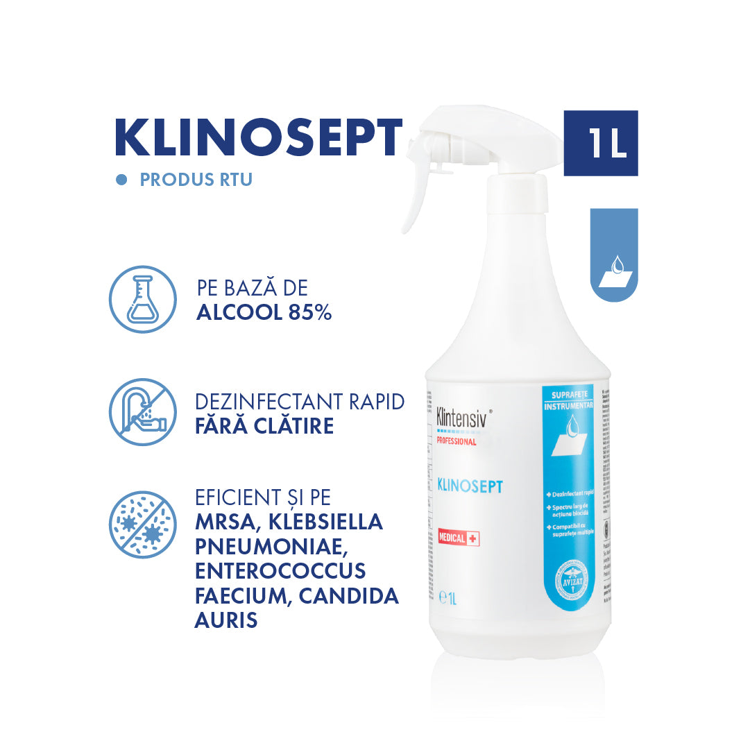 Klinosept® dezinfectant rapid pentru suprafete pe baza de alcool