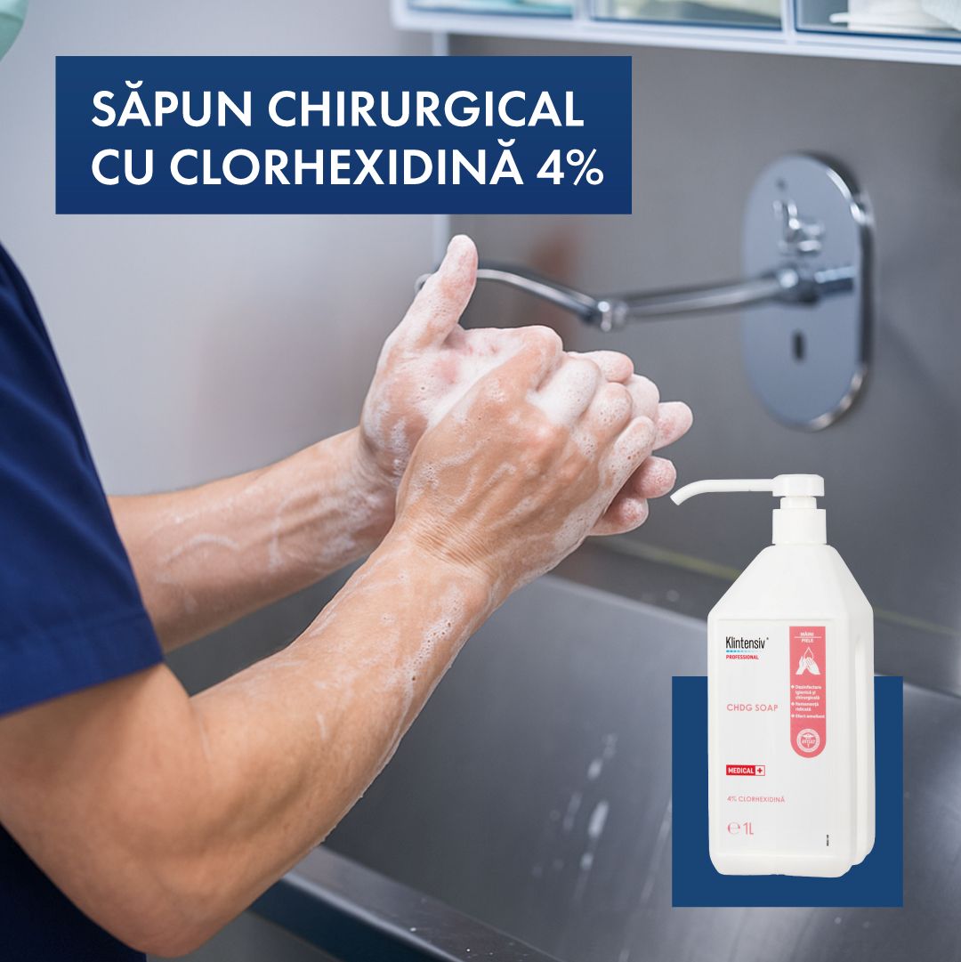 Klintensiv® CHDG Soap - sapun igienic și chirurgical 4 % clorhexidină