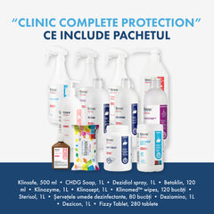 PACHETUL CLINIC COMPLETE PROTECTION - curățare și dezinfectare pentru clinicile medicale