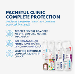 PACHETUL CLINIC COMPLETE PROTECTION - curățare și dezinfectare pentru clinicile medicale
