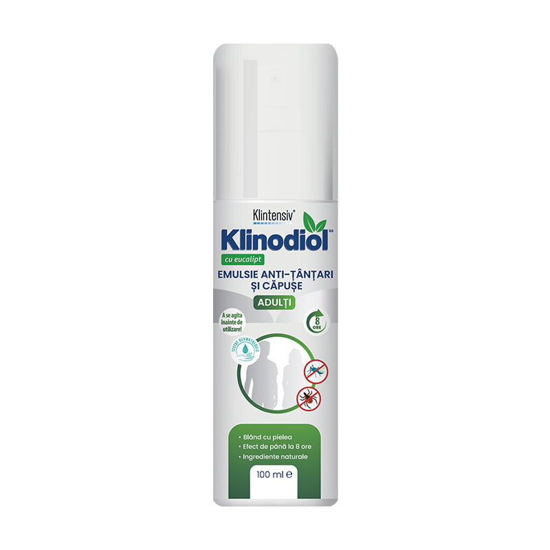 Klinodiol® Emulsie anti țânțari și căpușe – Adulți