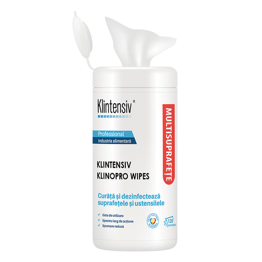 KlinoPro® Wipes servețele impregnate pentru dezinfectare profesională