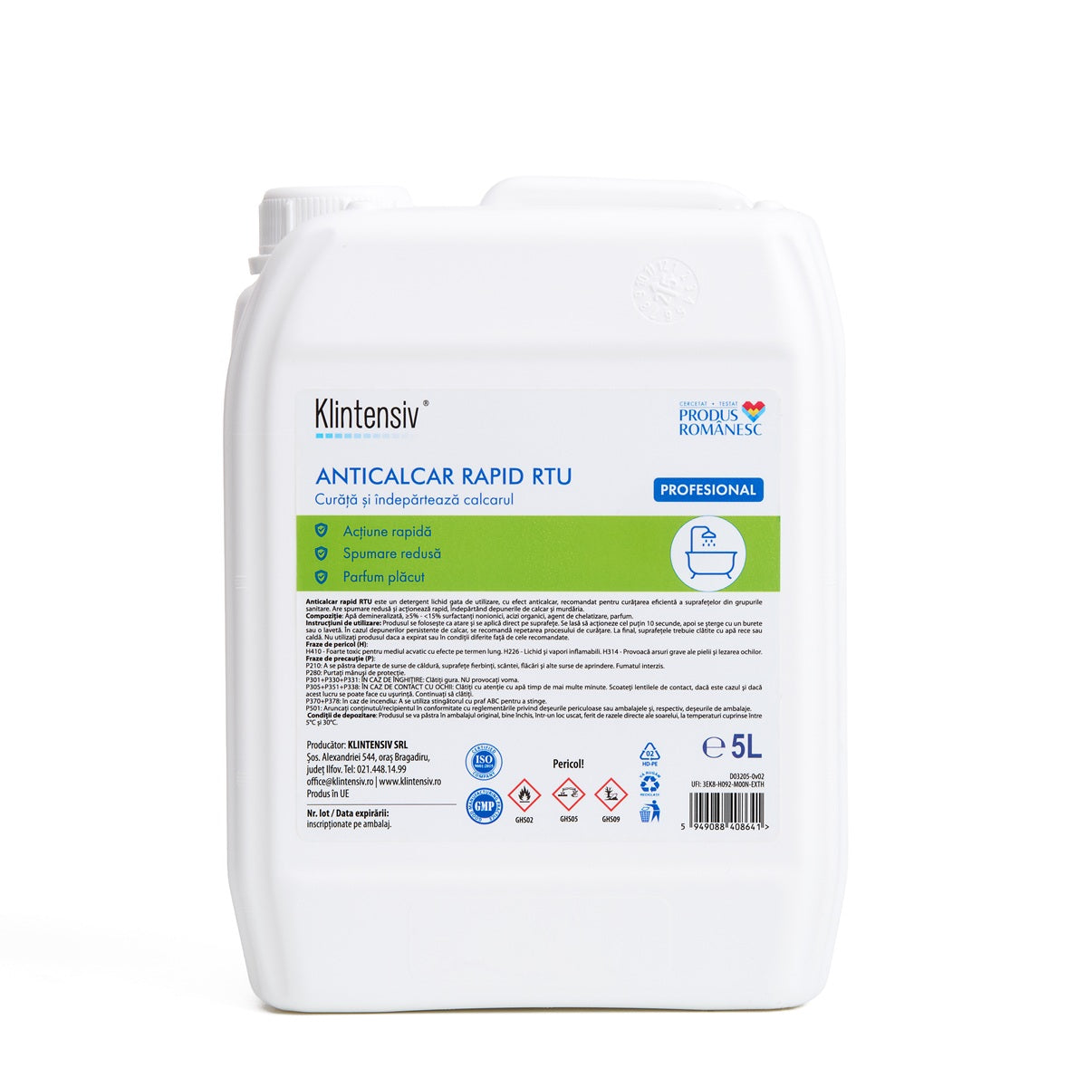 Anticalcar Rapid PROFESIONAL RTU