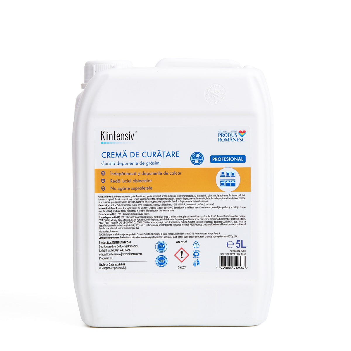 Klintensiv® Cremă profesională de curățare