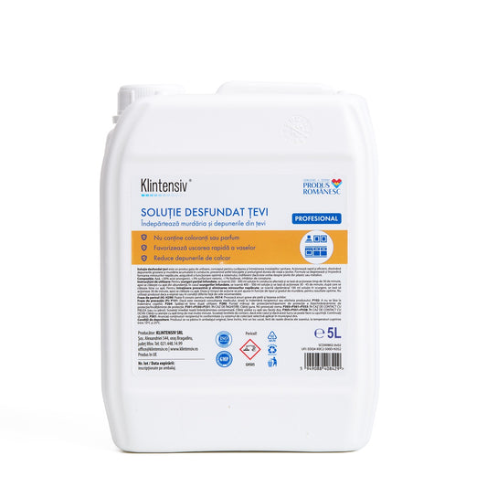 Klintensiv® - Soluție profesională pentru desfundarea țevilor