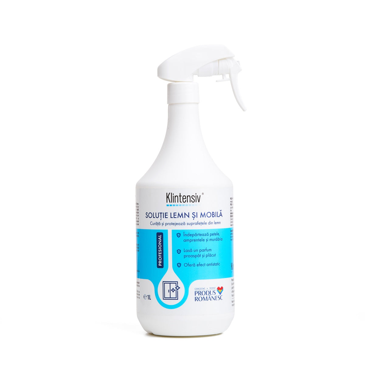 Klintensiv® Soluție lemn și mobilă – Detergent gata de lucru pentru mobilier din PAL, lemn lăcuit și suprafețe laminate