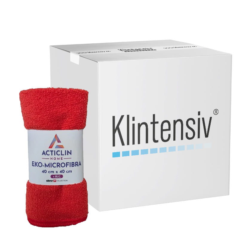 Lavetă microfibră 160 gr/m2 40x40, 1 buc pe culoare, 4 buc pe pachet