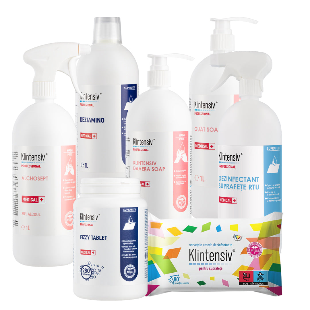 PACHETUL MED SAFE – curățare și dezinfectare pentru cabinetele medicale