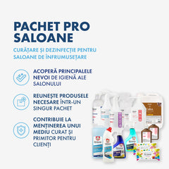PACHET PRO SALOANE - curățare și dezinfectare pentru saloanele de cosmetică și tatuaje