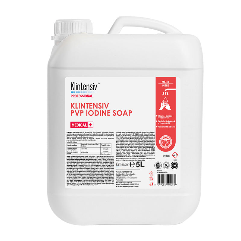 Klintensiv® PVP Iodine Soap 7,5% sapun chirurgical