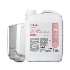 Pachet Promoțional Gel dezinfectant maini Klintensiv 5l + Dozator