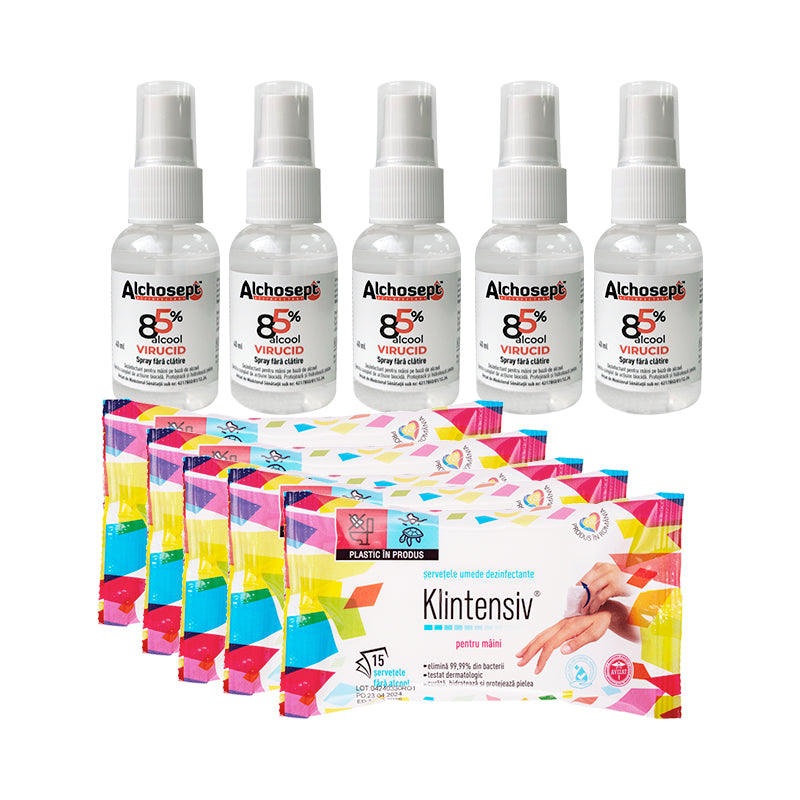 PACHETUL BACK2SCHOOL 4KIDS - Dezinfecție pentru copii