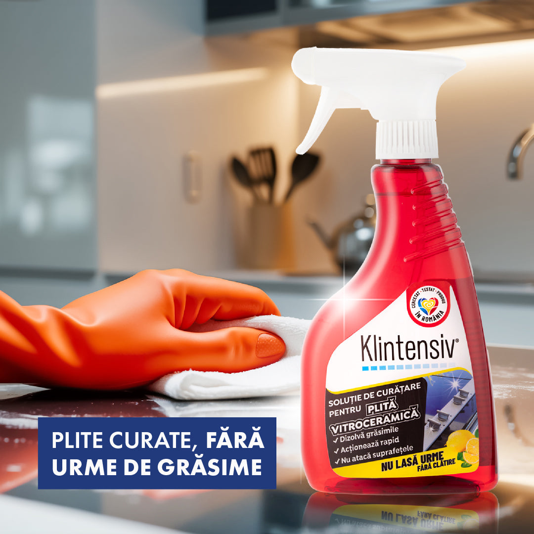 Soluție Curățare Plită Vitroceramică Klintensiv®