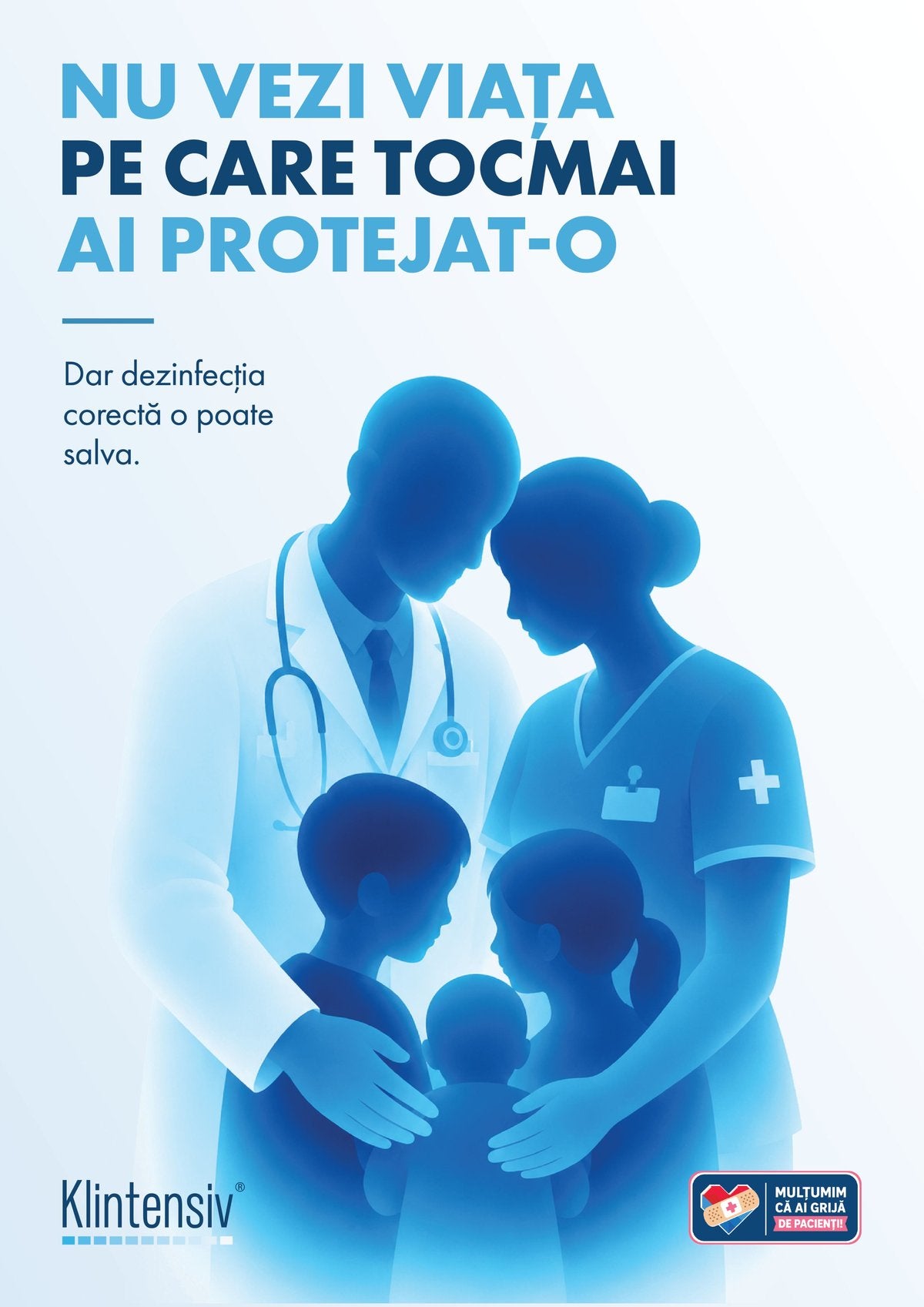 În spatele unui pacient salvat stă o întreagă echipă. O dezinfecție corectă protejează fiecare efort medical.