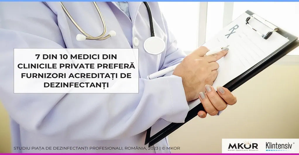 7 din 10 medici din clinicile private preferă furnizori acreditați