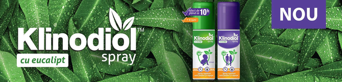 Klintensiv® lanseaza Klinodiol™, spray repelent cu eucalipt natural, eficient 10 ore impotriva tantarilor si capuselor.