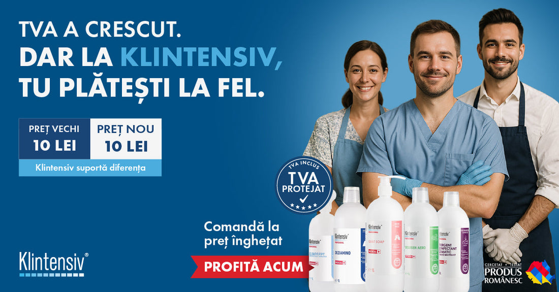 Klintensiv îngheață prețurile: TVA-ul a crescut, dar clienții nu plătesc mai mult