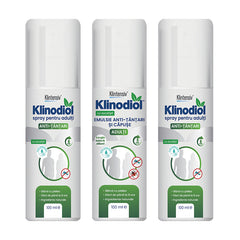 Pachet Klinodiol, emulsie anti-tânțari și căpuse și spray anti-țânțari pentru adulți