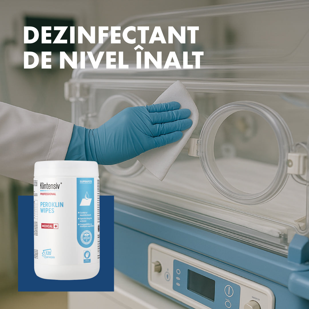 Peroklin® Wipes Șervețele dezinfectante profesionale