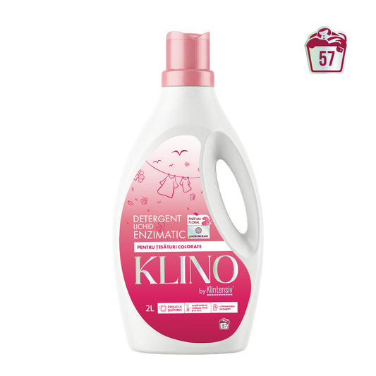 KLINO Detergent rufe, lichid enzimatic pentru țesături colorate