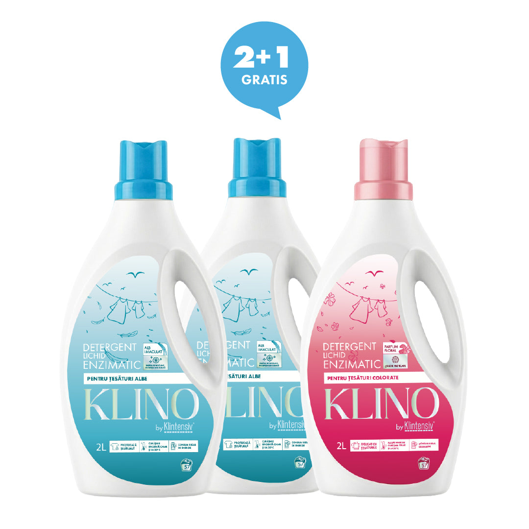 Pachet promoțional KLINO — Oferta 2+1 GRATUIT