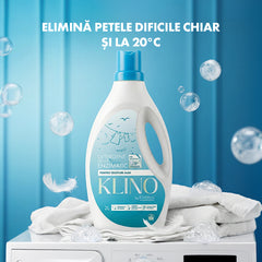 KLINO Detergent rufe, lichid enzimatic pentru țesături albe