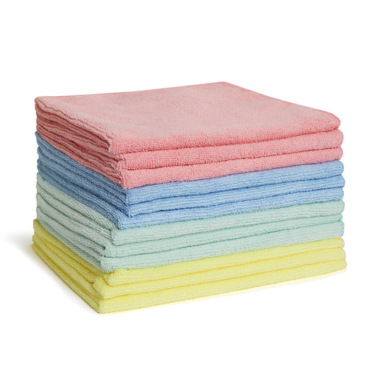 Lavetă microfibră 330 gr/m2 40×40, 1 buc pe culoare/pachet