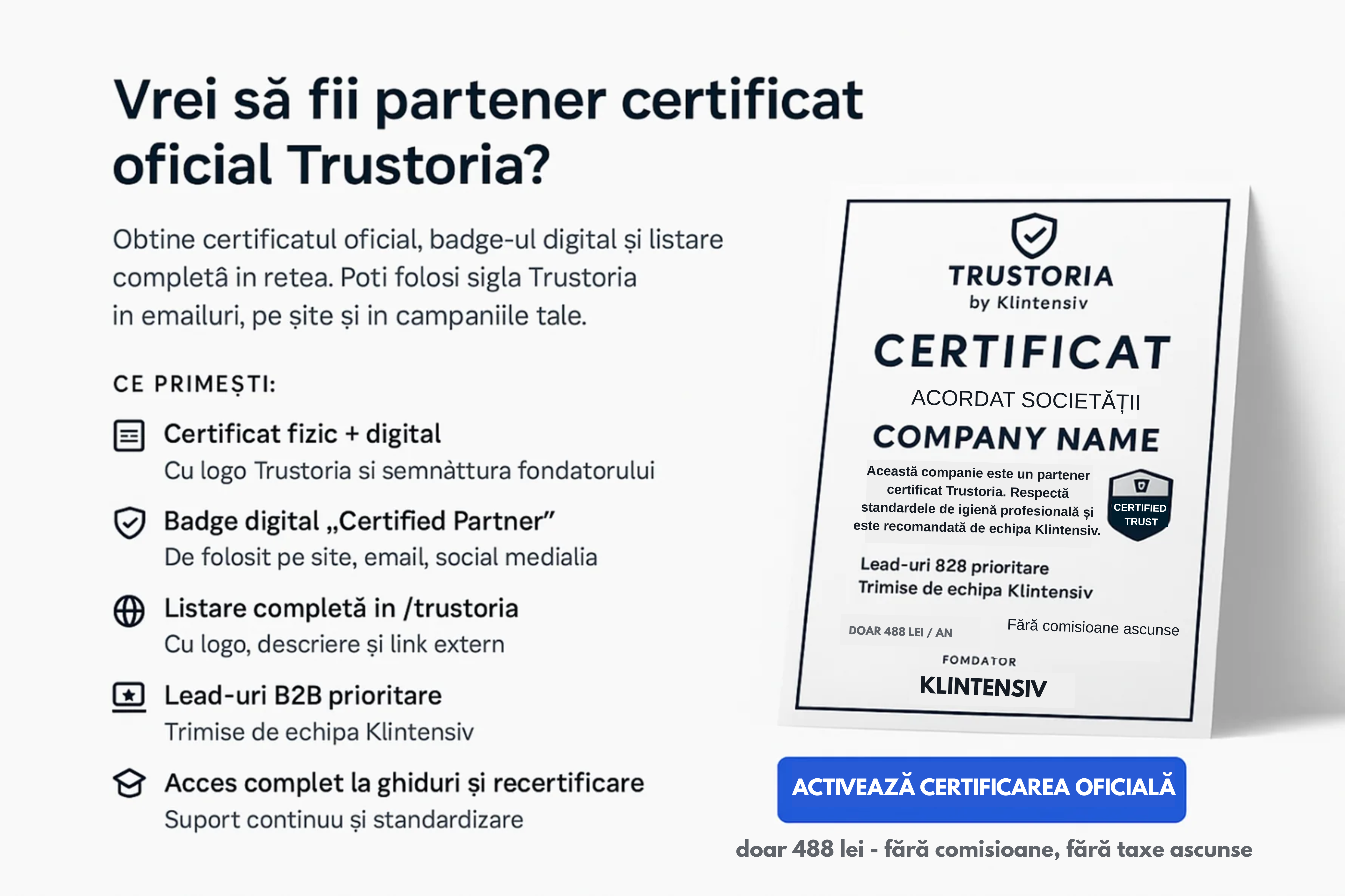 Certificat oficial Trustoria