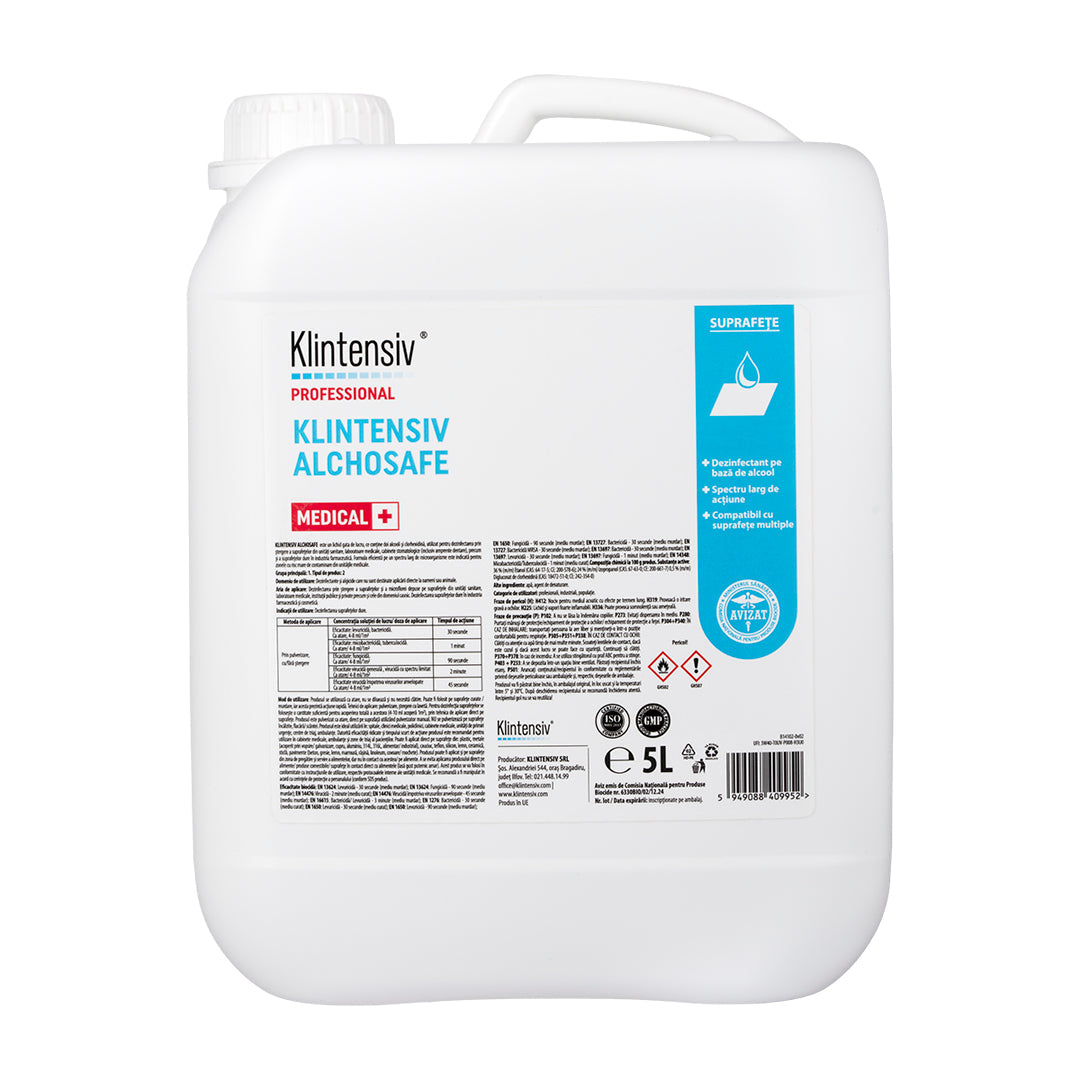 Klintensiv® Alchosafe Dezinfectant amprente dentare