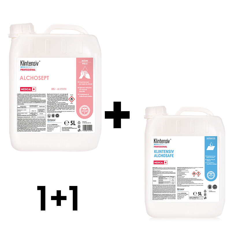 Pachet Alchosept 5L + Alchosafe 5L