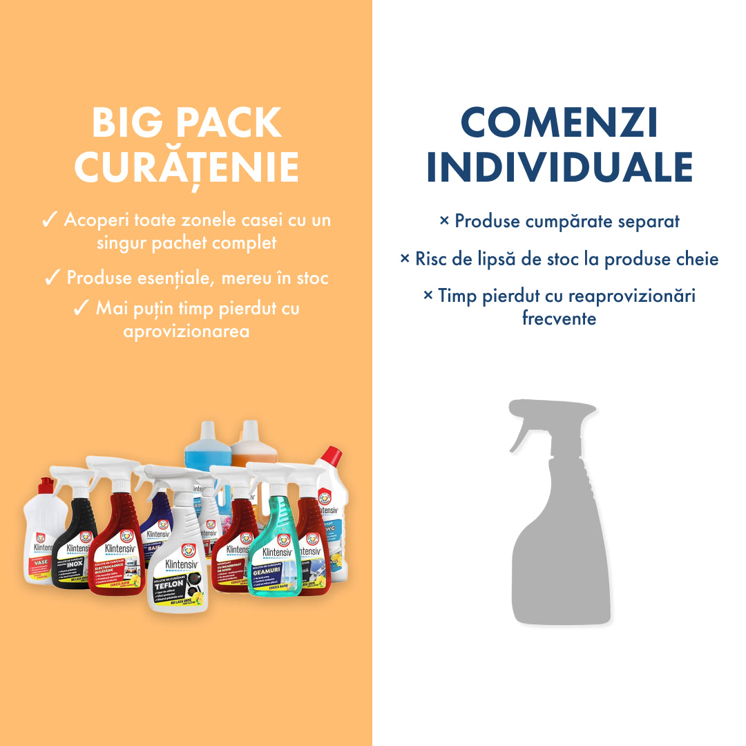 Big Pack: CURĂȚENIE - 12 produse