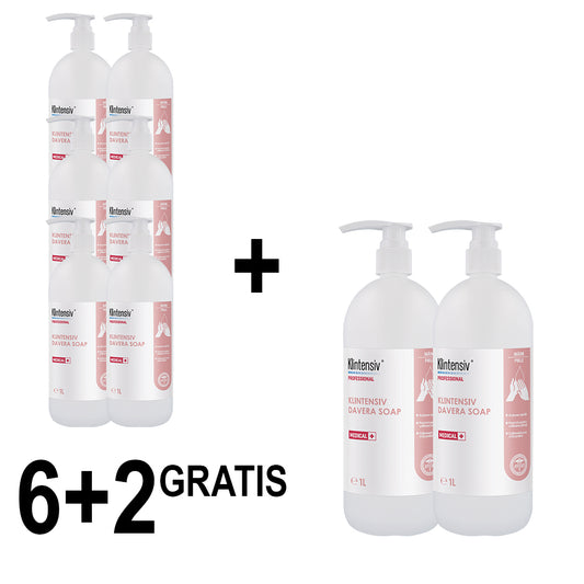 PROMO 6+2 DAVERA SOAP® - Sapun antimicrobian, 1 litru