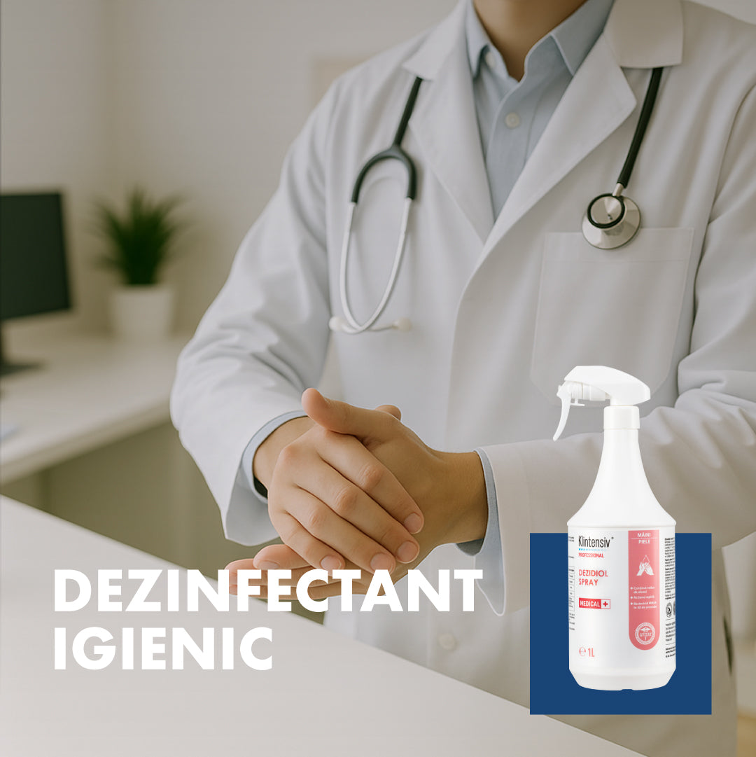 Dezidiol® Spray Dezinfectant maini si piele cu doi alcooli și clorhexidină