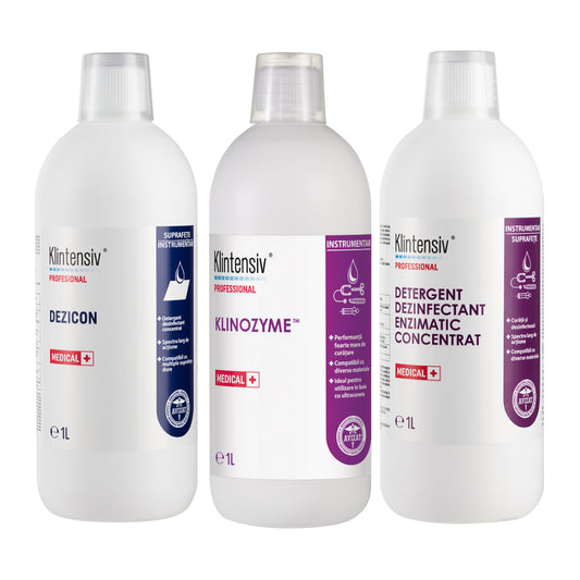 PACHETUL INSTRUMENT CARE - curățare și dezinfectare pentru cabinetele stomatologice
