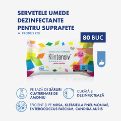 Klintensiv® Șervețele Dezinfectante pentru Suprafețe