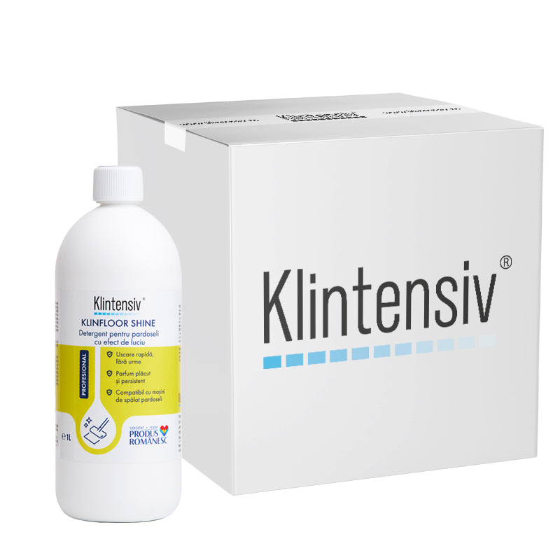 Klintensiv® – KLINFLOOR SHINE Detergent pardoseli concentrat cu efect de luciu