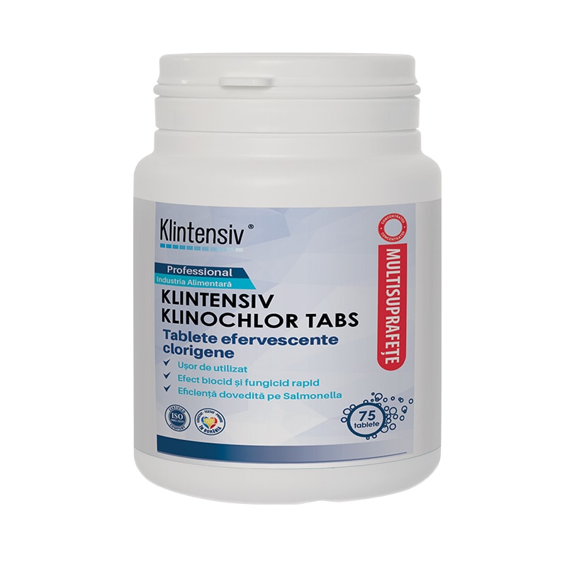 Klintensiv® KlinoChlor Tabs Dezinfectant Solid cu Spectru Larg