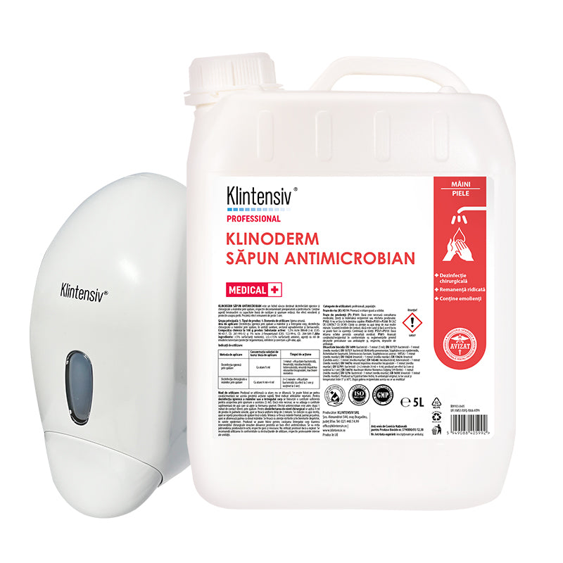 Pachet Promoțional KLINODERM soap Klintensiv 5l + Dozator