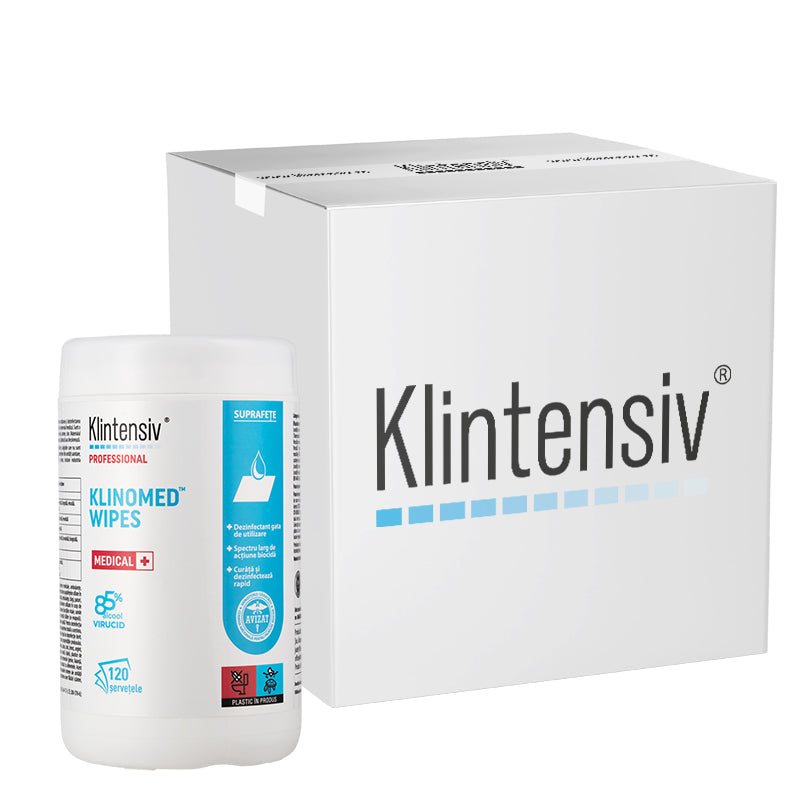 Klinomed® Wipes Șervețele impregnate pentru dezinfectare profesională
