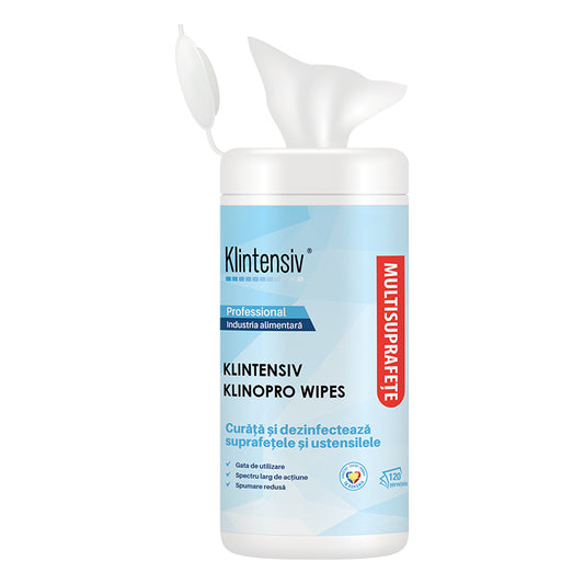 KlinoPro® Wipes servețele impregnate pentru dezinfectare profesională