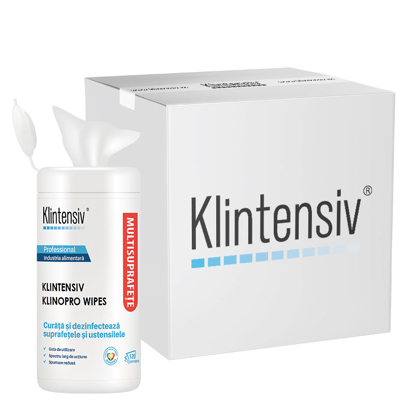 KlinoPro® Wipes servețele impregnate pentru dezinfectare profesională