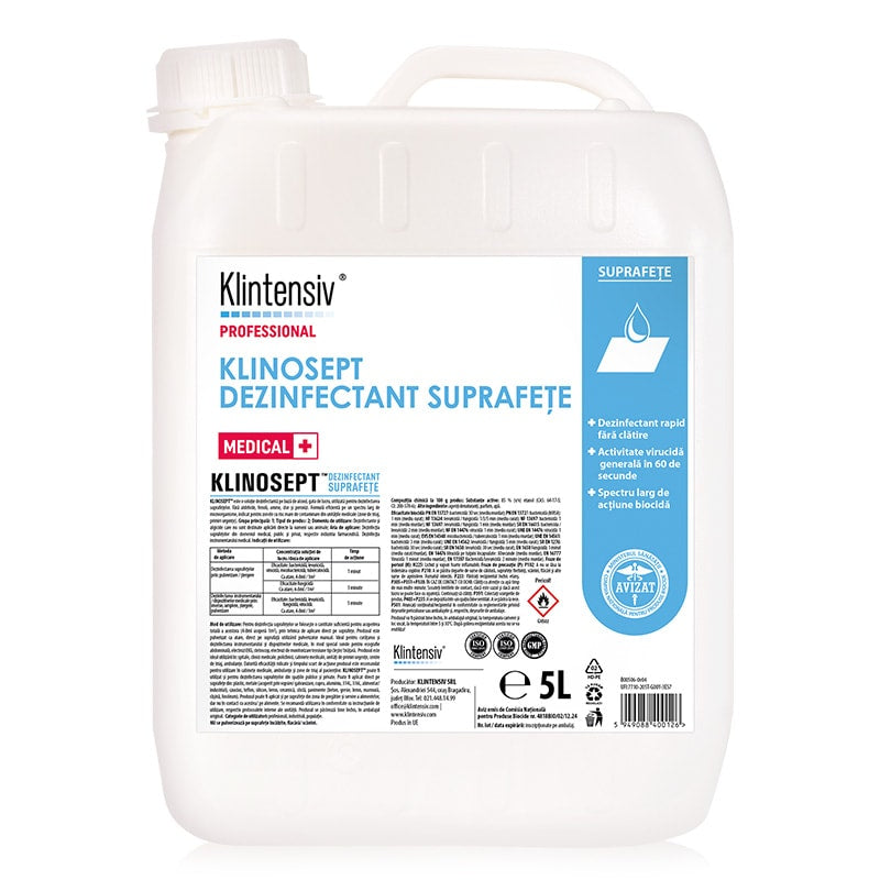 Klinosept® dezinfectant rapid pentru suprafete pe baza de alcool