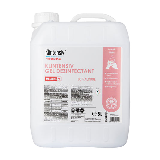 Pachet Promoțional Gel dezinfectant maini Klintensiv 5l + Dozator
