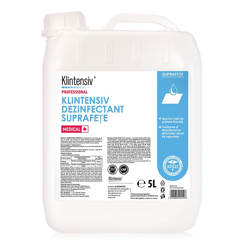 Klintensiv® dezinfectant suprafețe gata de utilizare