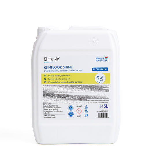 Klintensiv® – KLINFLOOR SHINE Detergent pardoseli concentrat cu efect de luciu