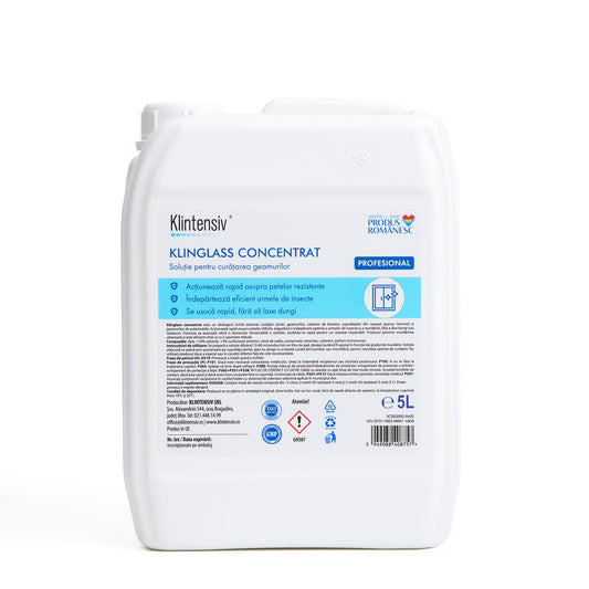 Klinglass Concentrat – Soluție profesională pentru curățarea geamurilor