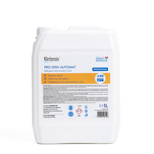 Klintensiv® PRO DISH Detergent Profesional de Vase pentru Mașini Automate